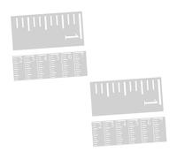 OSALADI 14pcs Plastic Boys and Girls Growth Chart Ruler Reusable Height Scale Stencil for Wall Bedroom Decor Boy Girl Height Measuring Template