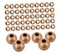 OSALADI 150pcs Large Hole Wooden Beads Round Spacer Beads for DIY Jewelry Making Bracelets Necklaces Creative Craft Projects Fade Resistant Wood