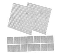 OSALADI 16PCS Miniature Roof Tiles for Model Building Corrugated Steel Texture Easy Assembly DIY Craft Supplies for Dollhouses Industrial Scene Accessories Scale
