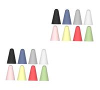 OSALADI 16pcs Stylus Pen Protective Cover Silicone Sleeve for Digital Pencil Nib Tip Cap Case Compatible with Touch Screen Pens Random Color