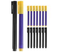 OSALADI 16pcs Water-based Money Detector Pens for Financial Institutions and Retailers Instant Bill Checker with Color Change Detection Portable and Compact Currency Verification Markers