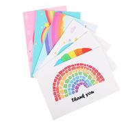 OSALADI 18pcs Birthday Party Invitation Cards with Envelopes Paper Greeting and Blessing Cards for Friends Teachers Family Simple Fashion Design for Festival Invitations and Thank You