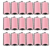 OSALADI 18pcs Pink Sponge Hair Rollers for Women and Girls, Flexible Pearshaped Curling Sponge with 4cm Diameter, Painfree Heatless Curlers for Overnight Styling and Effortless DIY Hair
