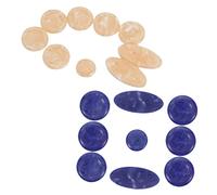 OSALADI 18pcs Saxophone Key Button Replacement Plastic Inlays for Alto Tenor Soprano Sax Parts Supplies Repair Use