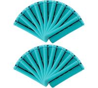 OSALADI 18PCS Self Grip Hair Curlers Rollers with Covers 2.5cm Diameter Green Hair Styling Tools for Home and Salon Use