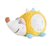 OSALADI 1pc Hedgehog Music Night Light Dreamlike Projection with Design Plush Material Present for Star Lovers Yellow