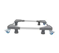 OSALADI 1pc Multi-functional Washer Base Stand Adjustable Height Locking Wheels Suitable for Washing Machines Fridges Protects against Moisture