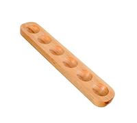 OSALADI 1pc Wooden Storage Tray Simple Holder Plate for Kitchen Sturdy Design Flat Bottom