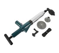 OSALADI 1set Air Pressure Unclogger Tool for Kitchen and Bathroom Sinks High-Pressure Drain Cleaner Stainless Steel Design for Fast Clog Removal Toilets and Drains