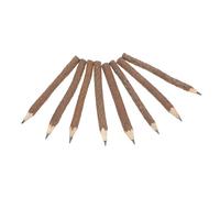 OSALADI 1set Natural Bark Wooden Twig Pencils Eco Friendly Tree Branch Pencils for Outdoor Classroom Drawing Writing Creative Use 15pcs