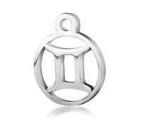 OSALADI 1Set Stainless Steel Circle Pendant Charms for DIY Jewelry Making Jewelry Pendants for Necklaces Bracelets Keychains present for Craft