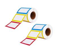 OSALADI 1set Writable Name Tag Stickers of Adhesive Labels for Easy Organization for Home Office and School Use Convenient Name Mark Decals for Storage and Classification 2rolls