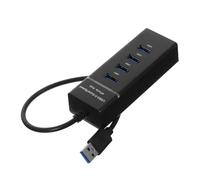 OSALADI 2 Pcs 4 Plastic Usb 2.0 Hub 4 Ports Usb Adapter Led Indicator Fast Data Transfer
