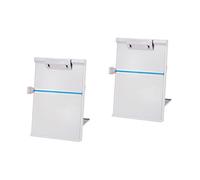 OSALADI 2 pcs Adjustable Reading Stand Book Holder for Desk with Document Clip Material Ergonomic Typing Rack for Music Scores Cooking Copybook Prevents Poor Posture