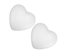 OSALADI 2 Pcs Large Foam Heart Shape Models for DIY Wedding Party Crafts Lightweight Romantic Blank Decor for Engagement Anniversary and Festival Decorations