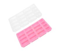 OSALADI 2 Pcs Silicone Brick Molds for DIY Miniature Sand Table Building Multi-Functional Micro Landscape Material Use Creative Mold for Skill Development and Imaginative Play