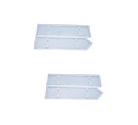 OSALADI 2 pcs Silicone Resin Doorplate Sign Mold for DIY Room Decor Easy Release Wall Hanging Epoxy Mold for Crafting Unique House Tags and Signs