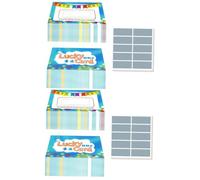 OSALADI 2 Sets Creative DIY Scratch Off Greeting Cards Scratch Off Coating Cards with Peel and Stick Film for Festivals Birthday Wedding Gender Reveal Shower Crafts