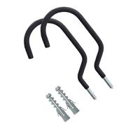 OSALADI 2 Sets Heavy Duty Bike Storage Hooks Wall-Mount Bicycle Hangers for Garage and Shed Space-Saving Ceiling Wall Bike Holders Compatible with Road Mountain Hybrid and Bicycles