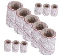 OSALADI 200pcs White Nail Sanding Bands for Nail Drill with Wear Resistance and Shaping Features Professional Polishing Bands in Home Salon and Art Shops