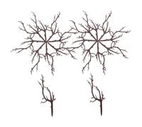 OSALADI 20PCS Artificial Deer Antlers Plastic Twigs for DIY Crafts Durable Christmas Antler Ornaments Rustic Mini Branches for Wedding Bridal Shower Party Decorations