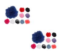 OSALADI 20pcs Furry Microphone Windscreen Protective Mic Accessories for Outdoor Use Reduces Wind Noise Impurities Comfortable Touch Easy Installation