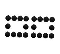 OSALADI 20pcs Gas Stove Knobs for Gas Cooker Rotary Control Knobs in Black for Kitchen Stove Replacement