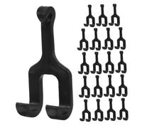 OSALADI 20pcs Heavy Duty Vertical Trellis Hooks for Cantaloupe and Gourds with Easy Installation, Black Pp Plastic Plant Supports Providing Enhanced Air Circulation for Home Garden Trellis