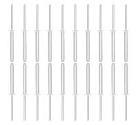 OSALADI 20pcs High Strength Aluminum Blind Rivets Durable Half Round Head Pop Rivets for Easy Installation Doors and Windows for Residential and Commercial Use