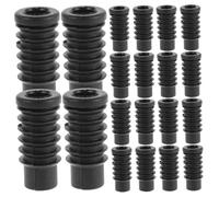 OSALADI 20pcs Office Chair Swivel Caster Covers Stool Wheel Protectors with Narrow Tail Slip Design for Stable Fit and Scratch Prevention Floors and Chair Legs