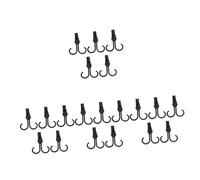 OSALADI 20pcs Portable Stroller Double Hooks Shopping Cart Hanging Hook Double for Home Organizer and Back for Pram