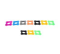 OSALADI 20pcs Silicone Microphone Shockproof Ring for Mic Protection Slip Holder for Handheld Microphone Supplies Rolling Protection Ring Random Color