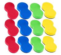 OSALADI 20Pcs Small Whiteboard Erasers Eva Felt Dry Erasers for Classroom Office Use Dust Reducing Washable Whiteboard Rubbers Comfortable Grip and Compact Storage