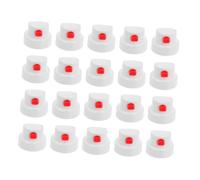 OSALADI 20PCS Spray Paint Nozzle Tips Durable Plastic Caps for Aerosol Cans Easy to Install Graffiti Replacement Spray Paint Can Attachments Consistent Control for Precise Application