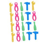 OSALADI 20pcs Tool-Shaped Erasers for Thermoplastic Rubber Screwdriver Wrench Pliers Design Classroom Rewards Bulk Erasers for Party Favors Treasure Boxes Game Prizes