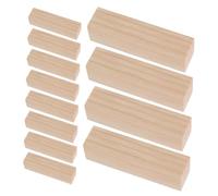 OSALADI 20pcs Unfinished Pine Wood Blocks for DIY Crafts and Whittling Beginner Friendly Natural Pine Wooden Pieces for Painting and Home Decoration Projects