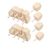 OSALADI 20pcs Unfinished Wooden Dreidels for Hanukkah DIY Crafts Natural Blank Spinning Tops Creative Painting Decorating Kit for Holiday and Educational Fun