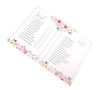 OSALADI 20pcs Wedding Q/a Game Cards Novelty Party Games Props for Bachelorette and Night Party Fun Interactive Writing Cards