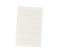 OSALADI 240Pcs Loose Leaf Paper Refill for Notebooks White Lined Paper Portable Binder Filler for Diaries Planners and Drawing Pads