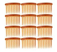 OSALADI 24pcs Plastic Wave Side Hair Twist Clip Combs Teeth for Bridal Wedding Veil Small Combs Plastic Hair for Women Fine Thin