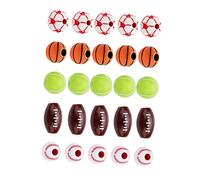 OSALADI 250pcs Diy Bracelet Accessories Round Beads for Letter Beads Jewelry Making Beautiful Supplies