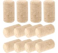 OSALADI 25pcs Red Wine Corks Set Oak Wood T-Shape Synthetic Bottle Stoppers Bulk for Wine Bottles Sealing Suitable for Home Bar and Dining Use