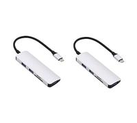 OSALADI 2pcs 5 1 Connectors to Usb Type Usb c Reader Usb Hub Adapter Type c Data Port Usb Hubs Usb Adapters Usb a Hub Laptop Hub Usb- Multi Usb Port Ethernet Multifunction