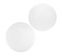 OSALADI 2pcs Acrylic Globe Lampshade Replacement for Light Fixtures Milk White Sphere Cover for Pendant and Wall Lamps No Glare Lighting Fixture Globe Modern Minimalist Design