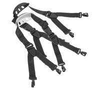 OSALADI 2pcs Adjustable Helmet Chin Straps Y-shaped Hard Hat Chin Holders, Anti-wear Protection Straps for Construction and Industrial Safety Gear (black and White)