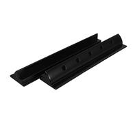 OSALADI 2Pcs Black ABS Solar Panel Brackets for Roof Mounting Rv and Boat Solar Panel Support Racks Sturdy Mounting Accessories for Caravans and Motorhomes