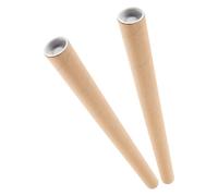 OSALADI 2pcs Cardboard Mailing Tubes Caps for Posters Artwork Protective Storage Cylinders for Engineers Architects and Projects