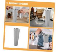 OSALADI 2pcs Cold Brew Coffee Filter Mason Jar Filter Wide Mouth 304 Stainless Steel Silver