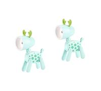 OSALADI 2pcs Deer Night Light for Boy Girl Warm Lamp Cute Cartoon Design for Bedroom Decor Light for Housewarming Spotted Deer