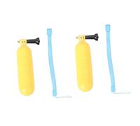 OSALADI 2pcs Diving Self Arm Buoyancy Rod Antiskid Grip Floating Camera Handle for Monopod Pole for Snorkeling Surfing and Water Sports Yellow